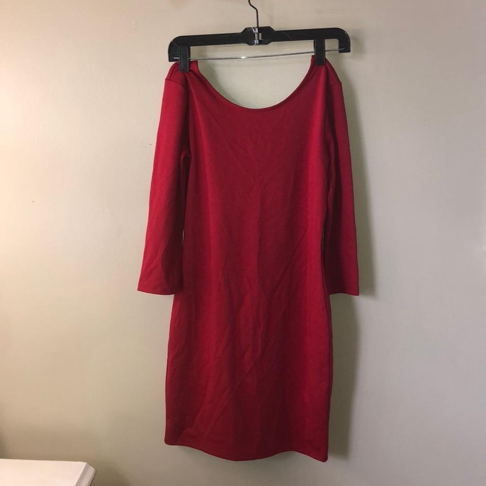 Low Back Red Dress